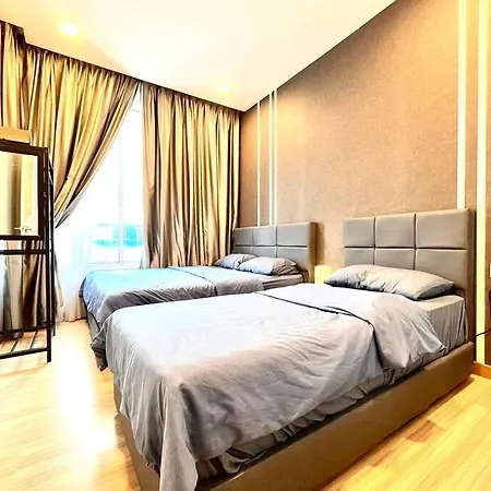 Grand Suite @ The Wave Residence-Cozy 2-Br Retreat: Ac, Street Views & Games Malacca Exterior photo